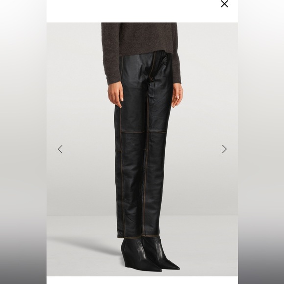 SAMSØE SAMSØE
Susanna Leather Trousers - Picture 4 of 7